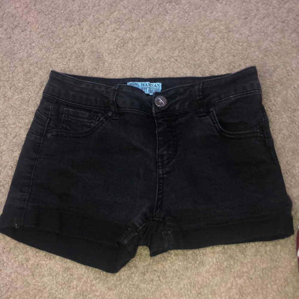Wax jeans push up shorts